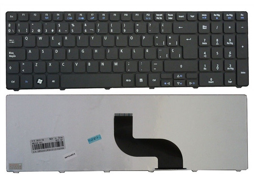 Teclado Notebook Acer Aspire 5253 Español Nuevo  Liniers!