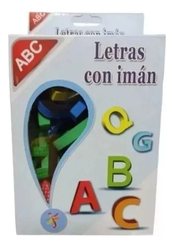 Letras Con Imán Aprendizaje Juegos Didácticos Niños