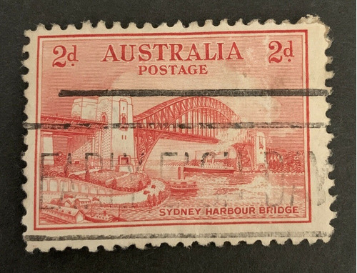 Imagen 1 de 2 de Estampillas Australia 1932 - Inaguración Puente Sídney