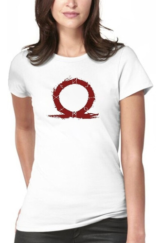 Polera Diseño God Of War   Kratos Moda Mujer