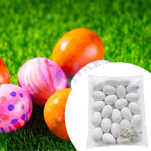 Huevos Falsos, Decoración De Pascua Suave Con Ganchos,