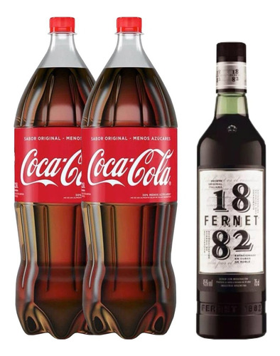 Fernet 1882 Botella 750ml + Coca Cola 2,25 L X2 - Gobar®