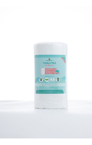2 Pza Rollo De Toallitas De Bambú 100 Hojas Pañal Ecológico Género Sin género Talla 200 HOJAS