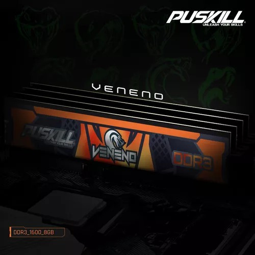 Memoria Ram Puskill Veneno Para Jugadores De Escritorio Ddr3