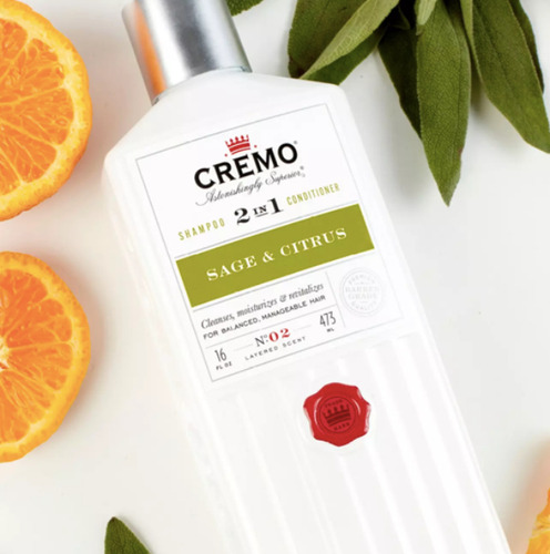 Cremo 2 In 1 Shampoo Conditioner - Sage & Citrus 473ml