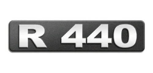 Emblema R440 Cromado Scani Moderno A Partir De 2010