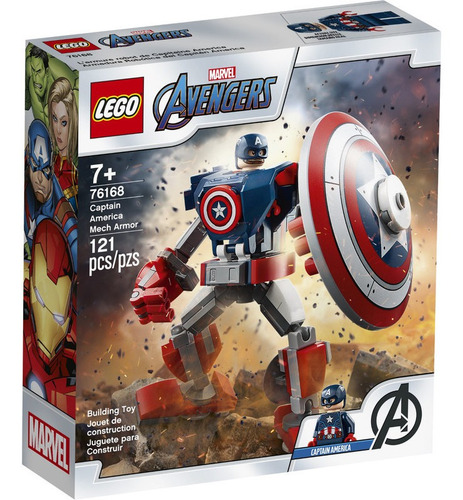 Lego Super Heroes 76168 Armadura Del Capitán América