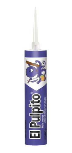 Imagen 1 de 4 de Pegamento Adhesivo Sintético El Pulpito 400grs Multiuso