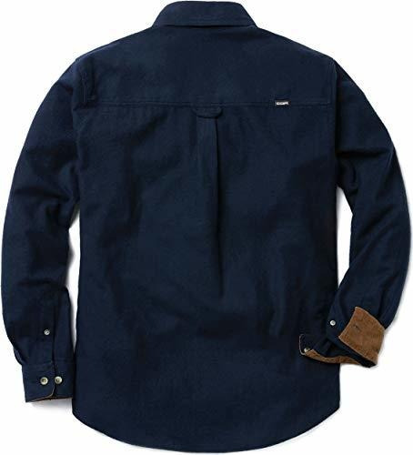 Cqr Hombre Camisa De Franela De Algodón, Botón Casual 5jvcf