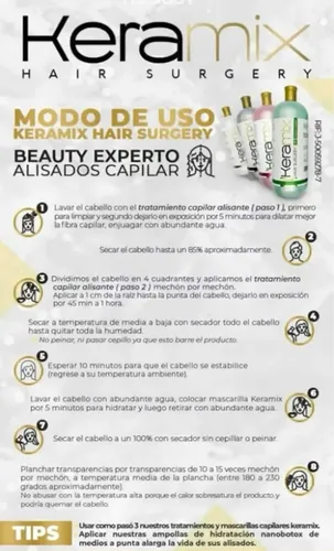 Cirug a Capilar Keramix Alisado Marroqu Aceite De Argan