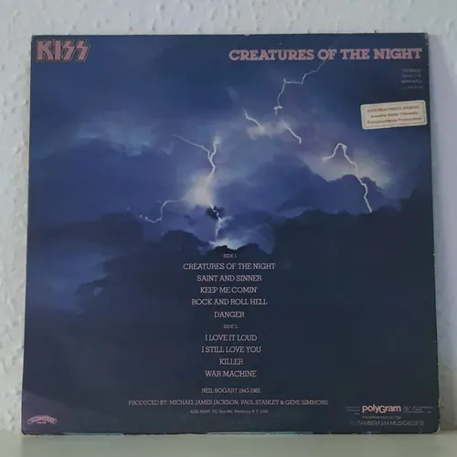 Lp - Kiss - Creatures Of The Night - Disco Vinil Original