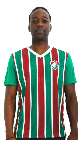 Camisa Braziline Fluminense Oficial Volcano Licenciada Dry