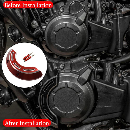 Funda De Motor Deslizador Protector Conjunto Compatible Rojo