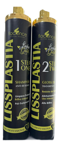 Lissplastia Fiocience Linha Gold Shampoo E Ativo 2x1000ml