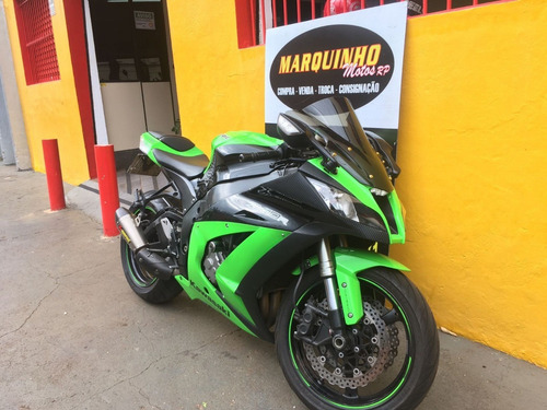 Imagem 3 de 7 de Kawasaki Ninja Zx10 1000 Verde 2012