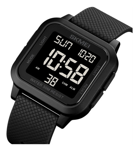 Relojes Electrónicos Luminosos Cuadrados Simples De Skmei
