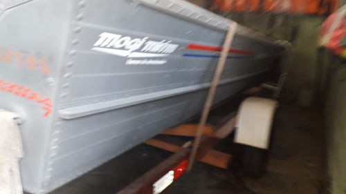 Barco De Aluminio 5 Metros Mogi Mirim Com Carreta Rod.