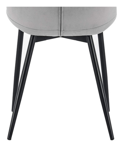 Set De 2x Sillas Comedor Greta Gris Modelo B3078-1