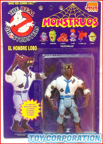 The Real Ghostbusters Hombre Lobo Monstruos Moc 1992 Punched
