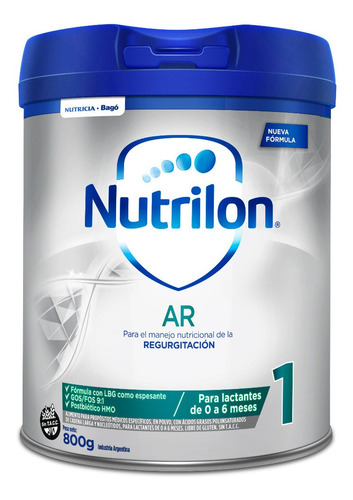 Imagen 2 de 3 de Nutrilon Ar 1 X 800grs. Leche En Polvo Infantil