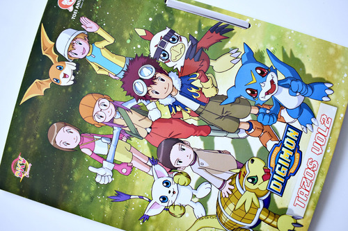 Digimon, Tazos Colección 1 & 2 + Coleccionador Digimon Taps