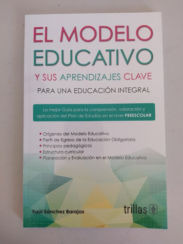El Modelo Educativo Y Sus Aprendizajes Preescolar Trillas | Envío gratis