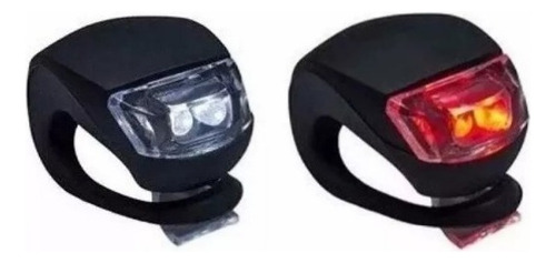 2 Sinalizadores Led Duplo Bicicleta **silicone Não Encarde