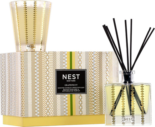 Nest New York Grapefruit Classic  Juego De Velas Y Difu...