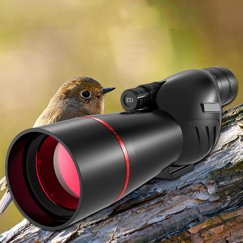 Telescopio De 25-75x60, Lente De 60mm De Diámetro Negro