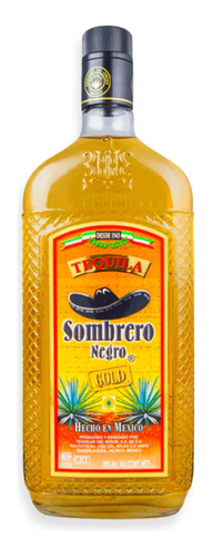 Sombrero Negro Tequila Gold 700ml Guadalajara México