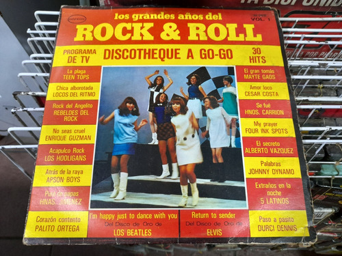 Lp Los Grandes Años Del Rock And Roll 30 H Acetato,long Play