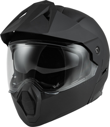 Casco Fly Racing Odyssey Adventure Modular Negro Mate LG Diseño Solid