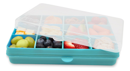 Contenedor De Snack Box Melii Color Aqua