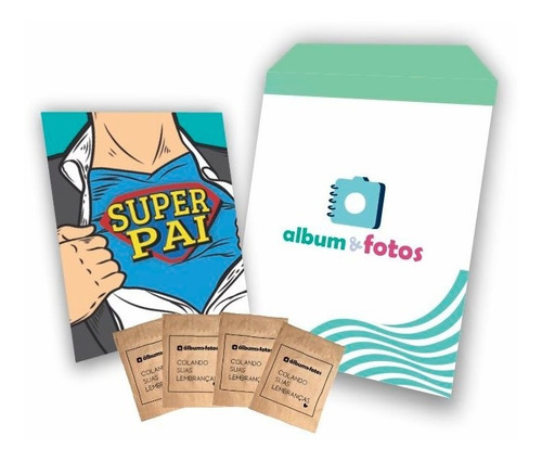 Álbum De Fotos Lembrança Personalizado Dia Dos Pais