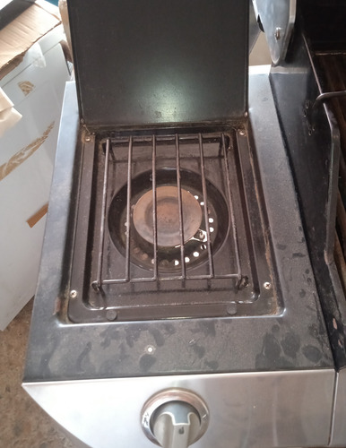 Parrillera Charbroil A Gas Y Carbon Adaptada (Usado)