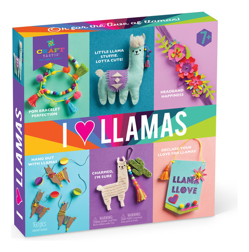 Craft Tastic I Love Llamas Craft Kit Niños Todo Inclui...