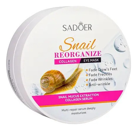 Parches Hidrogel Para Ojeras Sadoer Colágeno Baba De Caracol Todo Tipo De Piel Día/noche