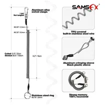 Comprar Samsfx Alicate Pesca Aluminio 7 Para Agua Salada Cordon V0