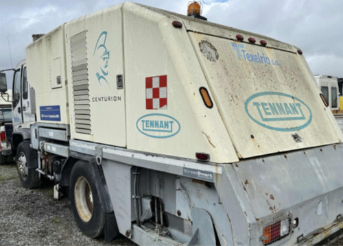 Camion Gmc Motor Cat Con Barredora Tennant C/barrecordon
