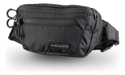 Cangurera Táctica Eberlestock Bando Bag Con Cinturón Ajustab Negro Diseño De La Tela