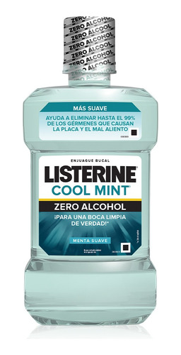 Enjuague Bucal Listerine Cool Mint Zero Alcohol 250ml