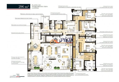 Imagem 9 de 13 de Lindenberg Jundiaí - Apartamento Alto Padrão A Venda No Bairro Anhangabaú - Jundiaí, Sp - Ph73012