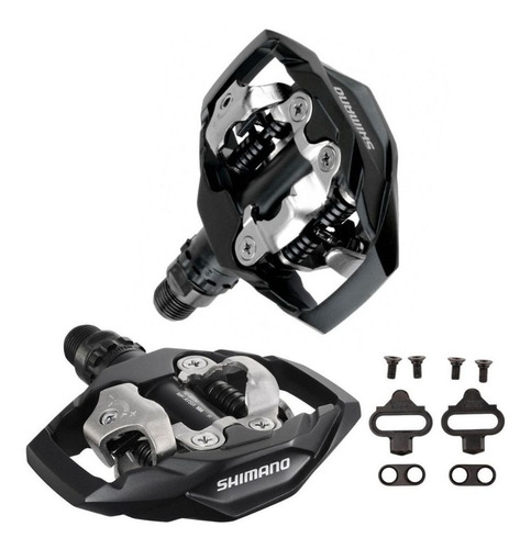 Pedal Shimano Pd-m530 Preto + Taquinho C/nota Fiscal