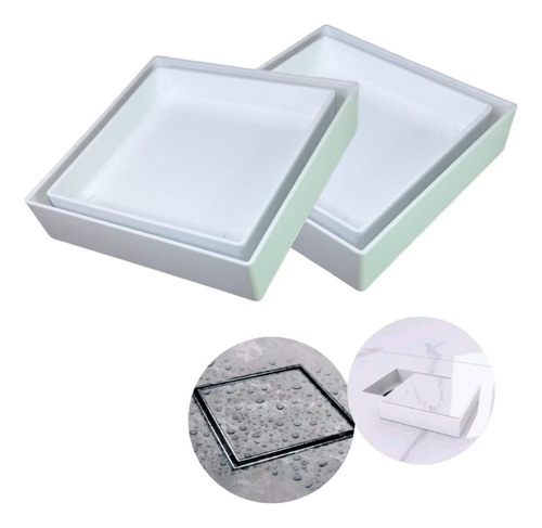 Kit 2 Pçs Ralo 10x10 Oculto Seca Piso/porcelanato Oferta!