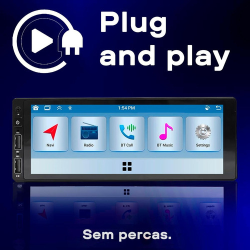 Kit Multimidia Android 1 Din Toyota Etios 13 15 17 18 19 20