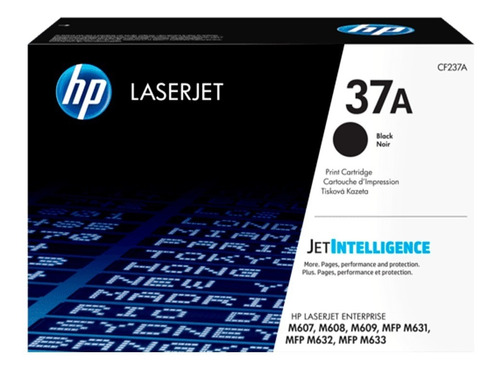 Toner Hp 37a Original Laserjet Color Negro Cf237a