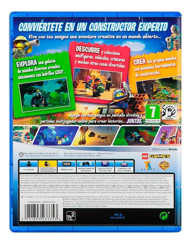 Lego Worlds Ps4 Edición Física Sandbox Mundo Abierto
