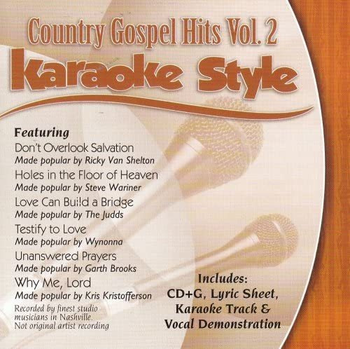 Cd:daywind Karaoke Style: Country Gospel Hits, Vol. 2