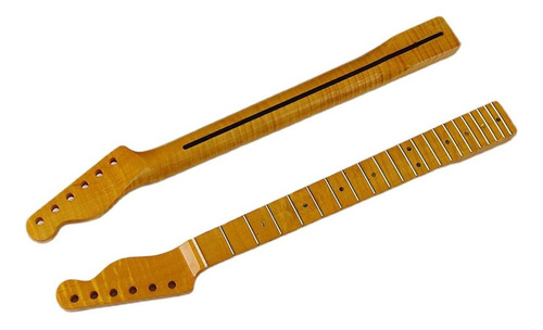 Diy Cuello Guitarra Amarillo Canada Flame Maple Electrica 1