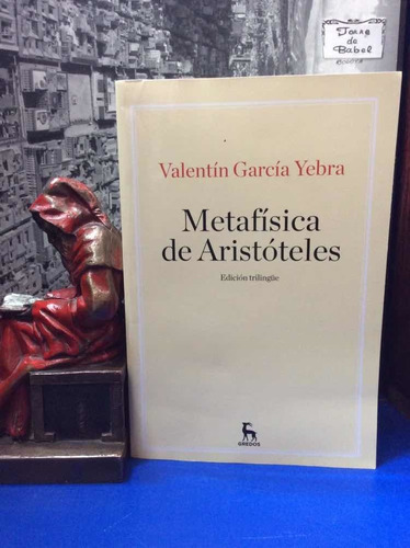 Metafísica De Aristóteles - Edición Trilingüe - Gredos